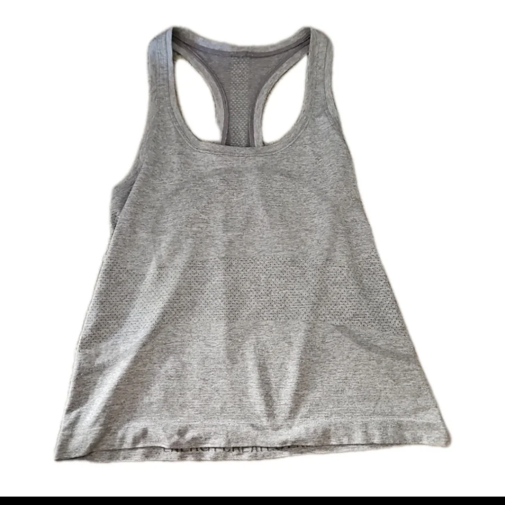 Lululemon Womens Gray Swiftly Tech Racerback Workout Running Tank Top 2.0 8